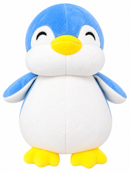 Cute Blue Penguin Plush Toy – Soft, Cuddly & Adorable